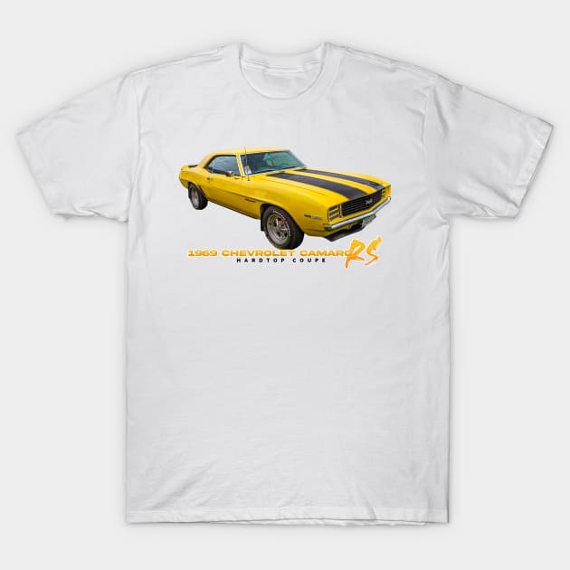 1969 Chevrolet Camaro RS Hardtop Coupe T-Shirt by Gestalt Imagery